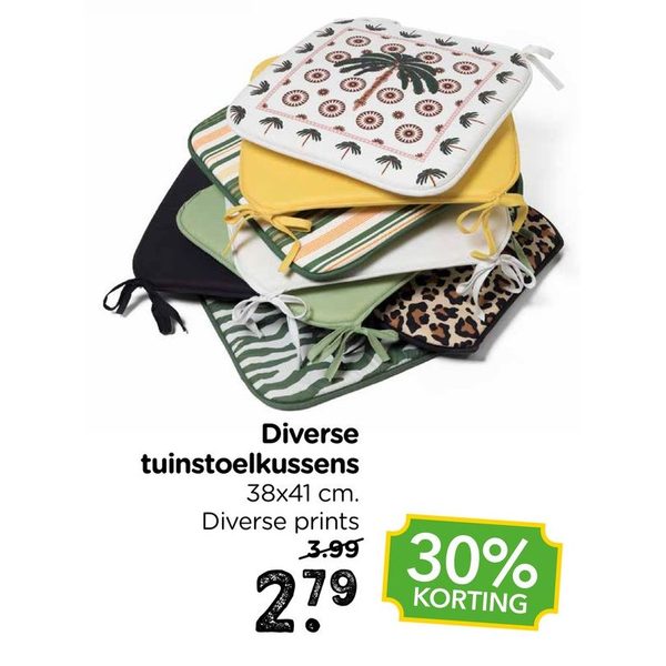 Diverse tuinstoelkussens