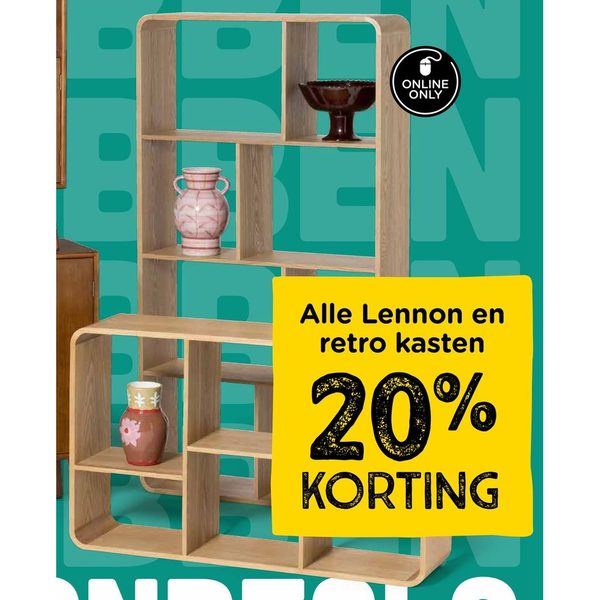 Lennon en retro kasten