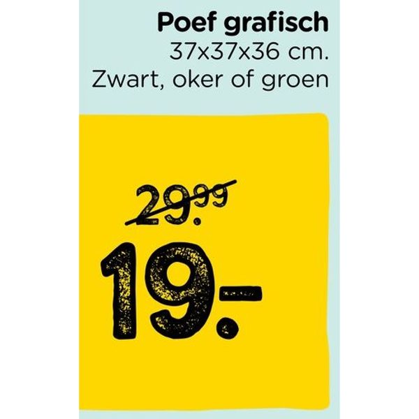 Poef grafisch
