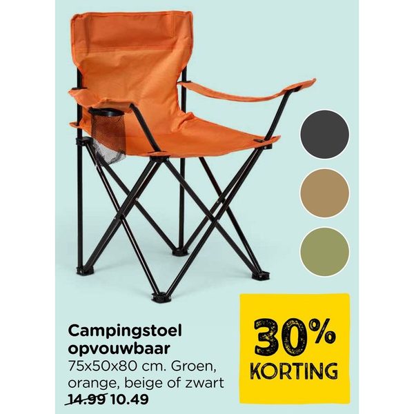 Campingstoel opvouwbaar