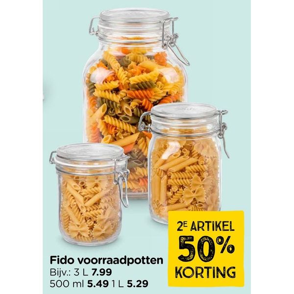 Fido voorraadpotten