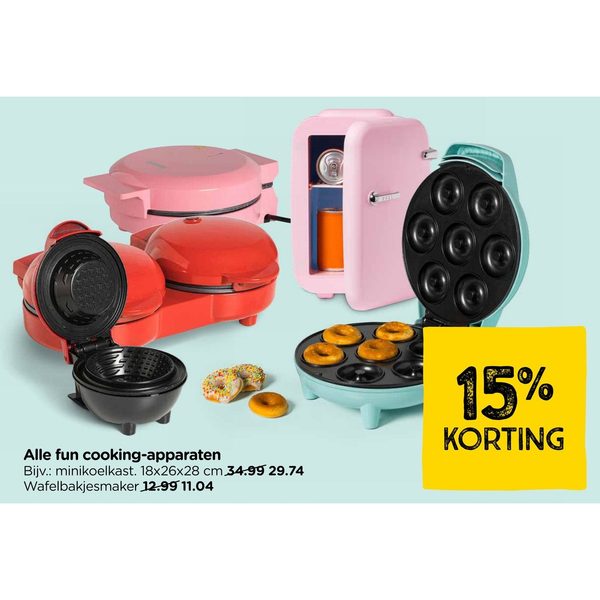 Alle fun cooking-apparaten