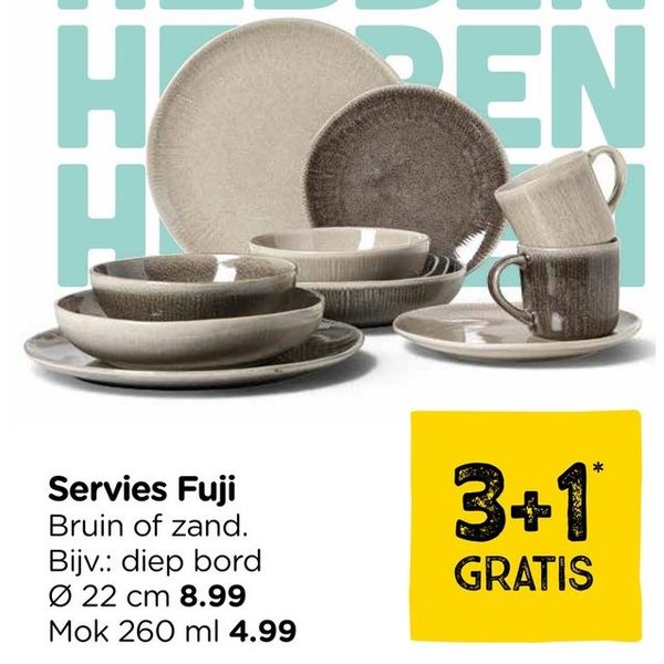 Servies Fuji diep bord