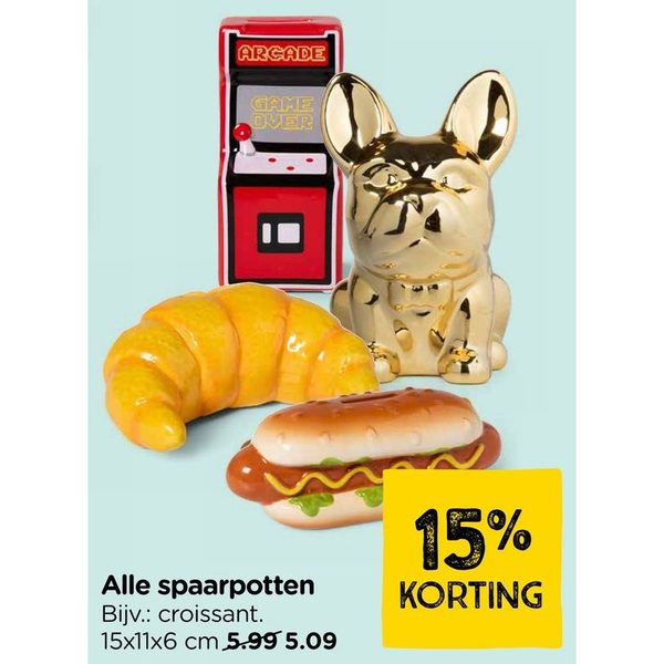 Alle spaarpotten