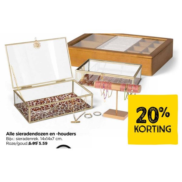 Alle sieradendozen en -houders