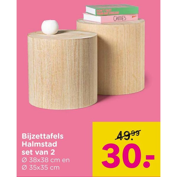 Bijzettafels Halmstad set