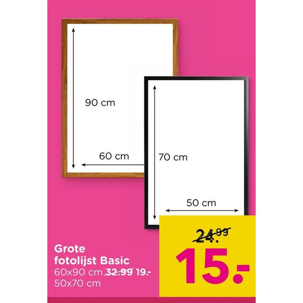 Grote fotolijst Basic