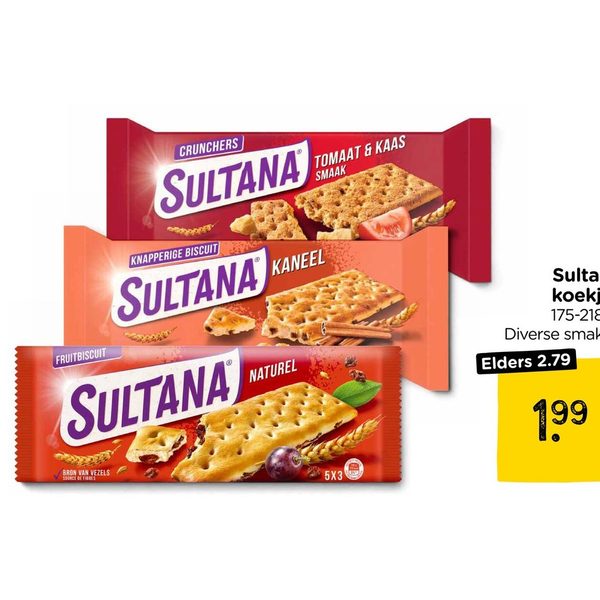 Sultana koekjes