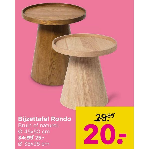 Bijzettafel Rondo