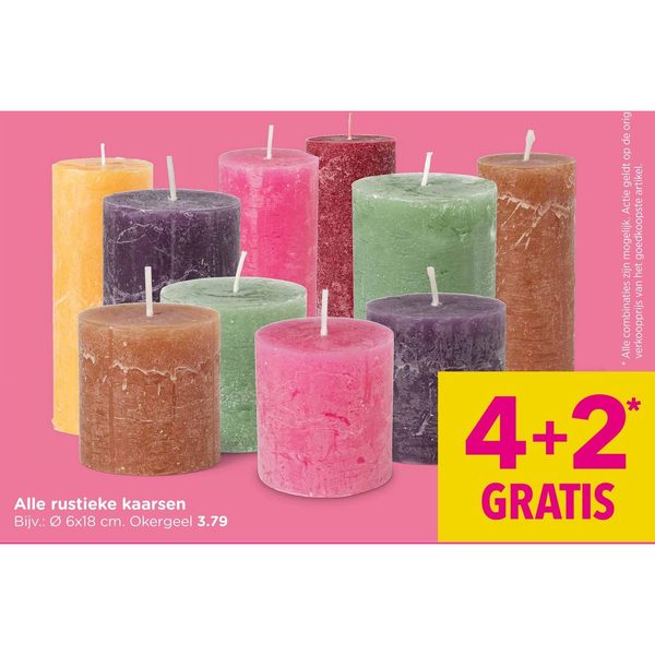 Alle rustieke kaarsen